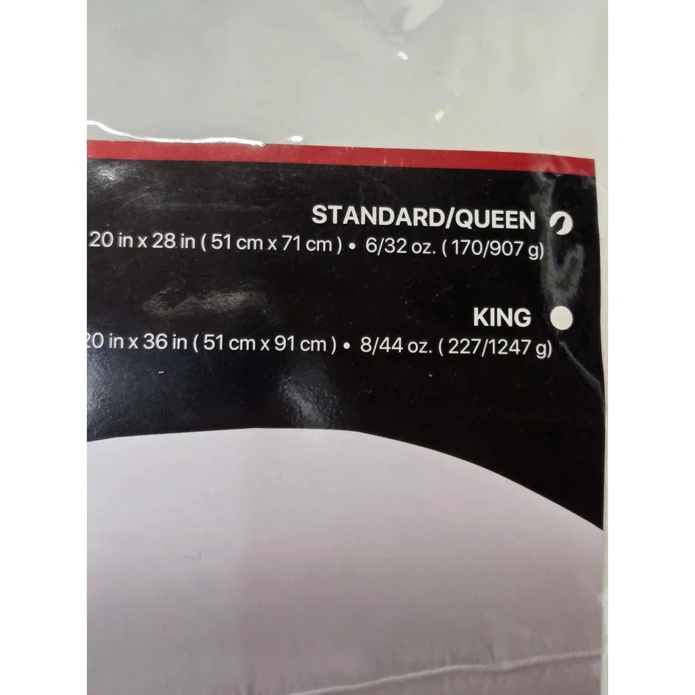 Beautyrest Black Softy Around Down Bed Pillow Standard Queen Medium Firm White